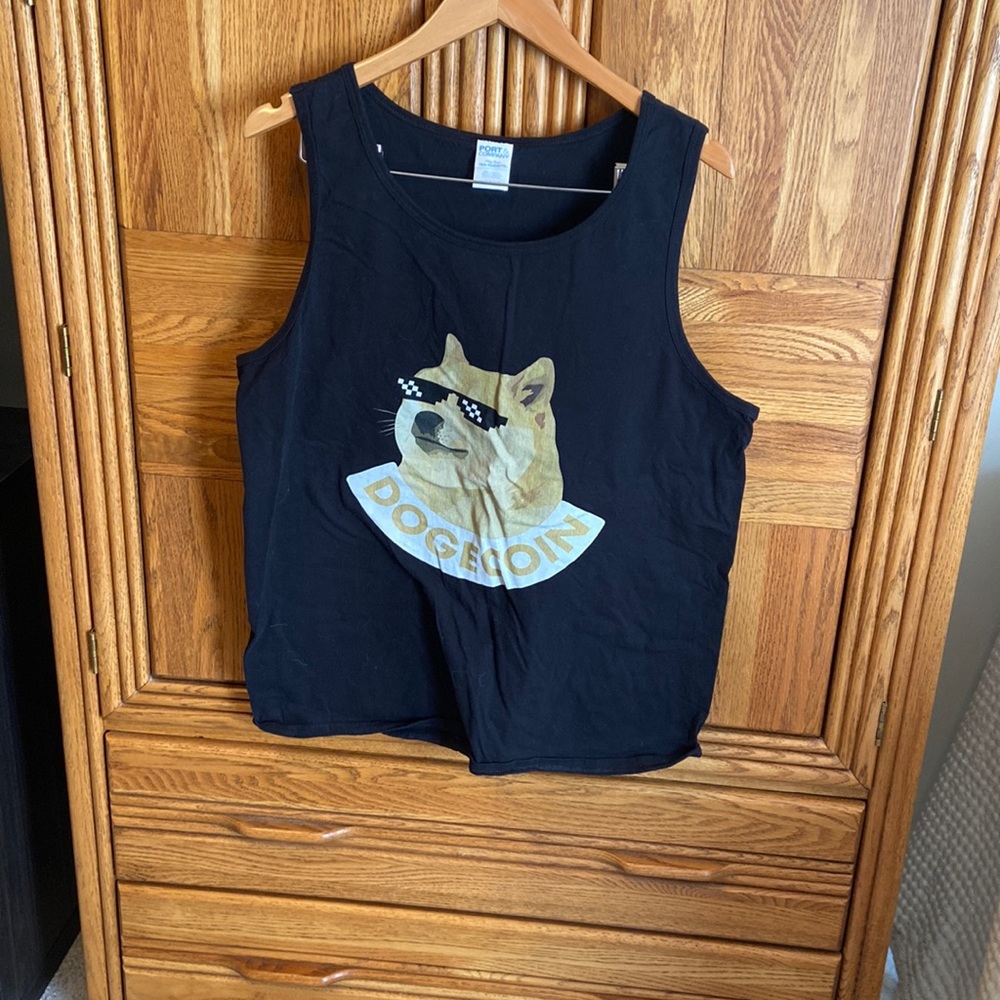 Large “Dogecoin” Tank Top